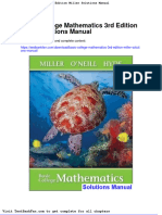 Dwnload Full Basic College Mathematics 3rd Edition Miller Solutions Manual PDF