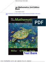 Dwnload Full Basic College Mathematics 2nd Edition Miller Test Bank PDF