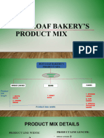 Hot Loaf Bakery'S Product Mix