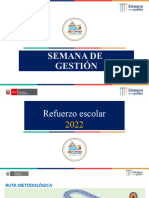 Refuerzo Escolar Día 1 Semana Gestion