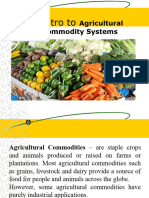 Agricultural Commodity Topic 1