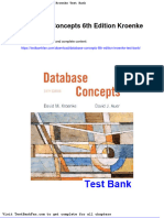 Dwnload Full Database Concepts 6th Edition Kroenke Test Bank PDF