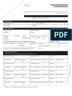 Ficha de Inscripción Al Plan de Salud