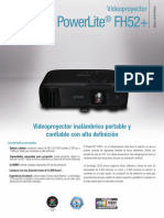 COTIZACIÓN 3 - Brochure-Epson PowerLite FH52+