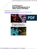 Dwnload Full Organizational Behaviour Understanding and Managing Life at Work 9th Edition Johns Test Bank PDF