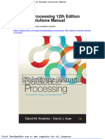 Dwnload Full Database Processing 12th Edition Kroenke Solutions Manual PDF