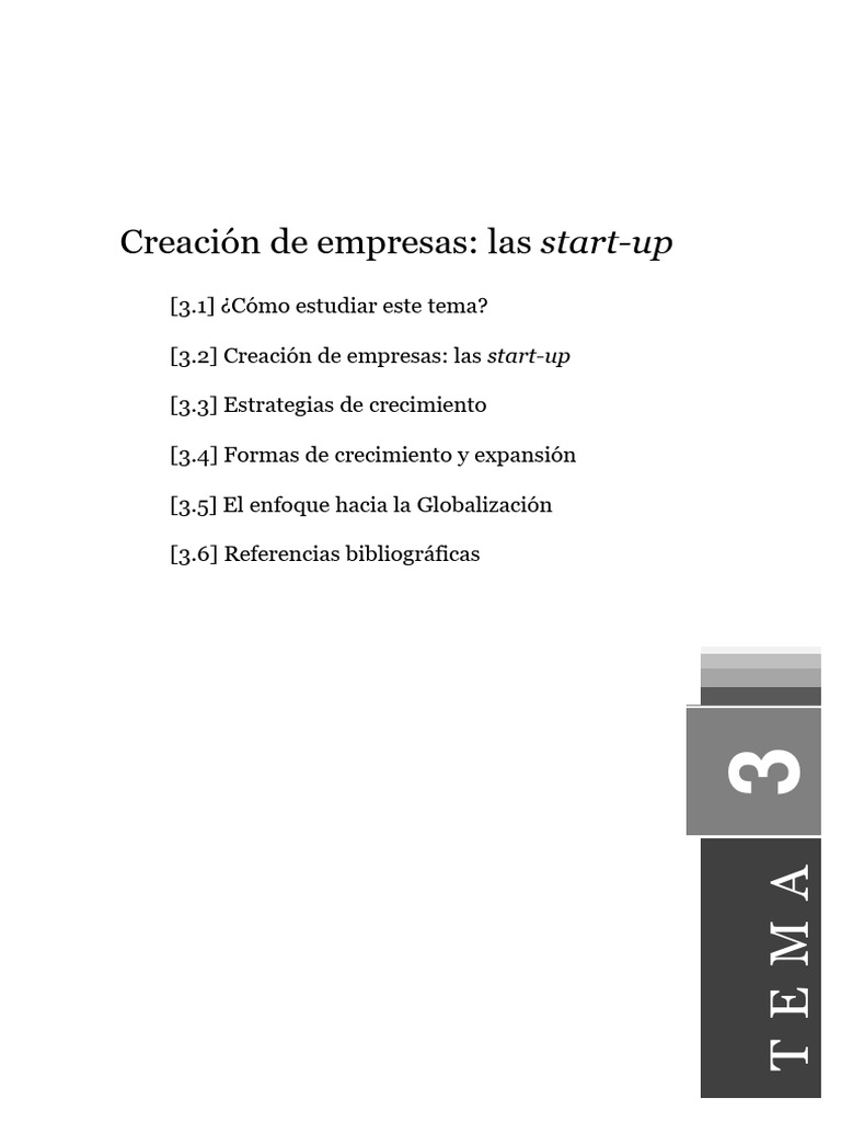 Creación y crecimiento de start-ups | PDF | Empresa de inicio ...