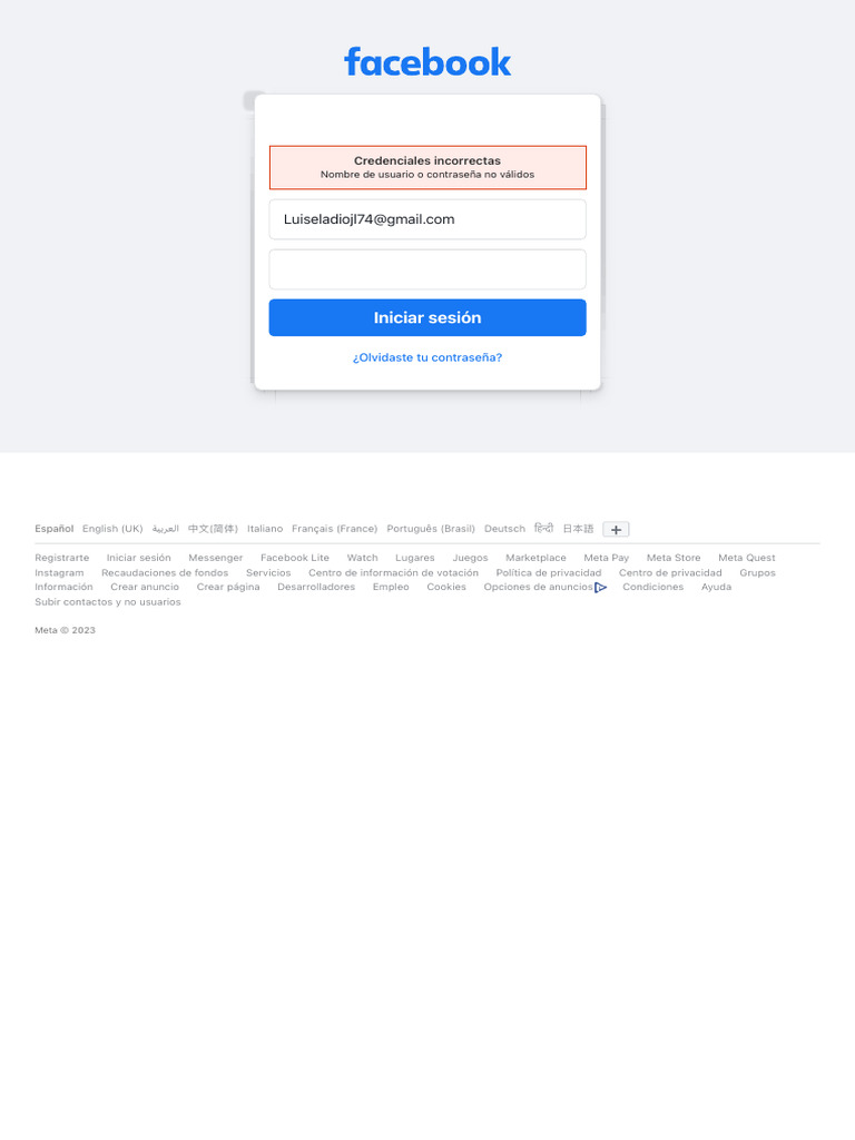 Iniciar sesión en Facebook y Messenger | PDF