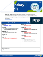 Secondary Weekly 1 - 8 - 1 - 19