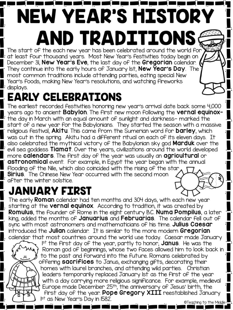 New Year S History