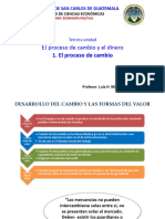 1-El Proceso de Cambio y El Dinero Resumen