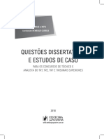 Questões Dissertativas E Estudos de Caso: para Os Concursos de Técnico E Analista Do TRT, Tre, TRF E Tribunais Superiores