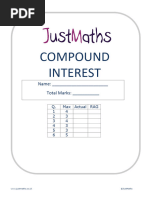 Compound Interest