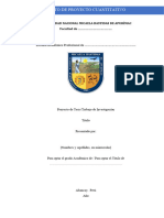 Formato de Proyecto Cuantitativo