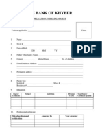 Application Form