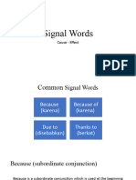 Signal Words