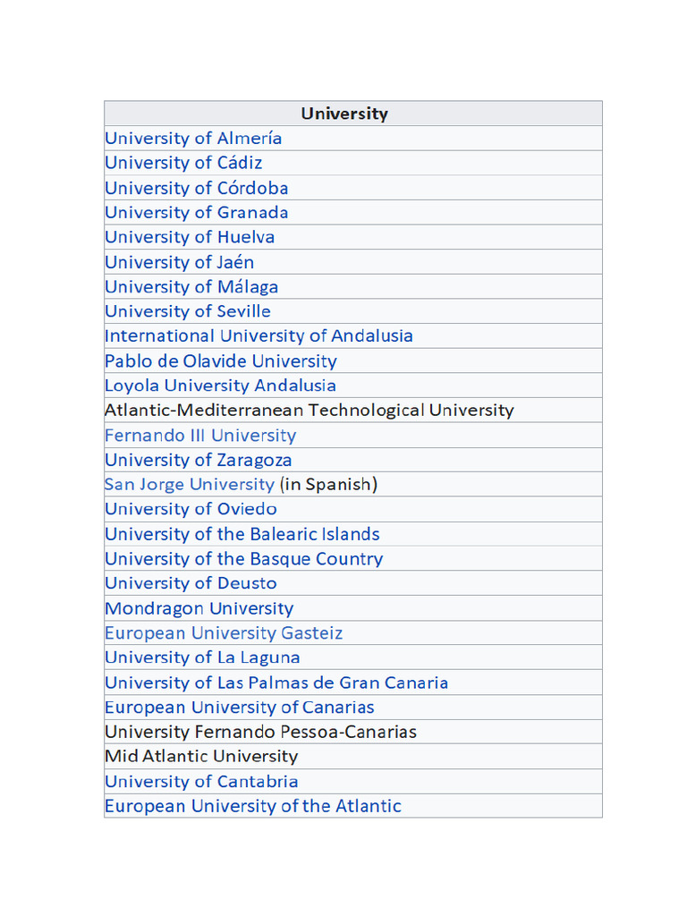SPAIN INTERNATIONAL UNIVERSITIES visual data 4