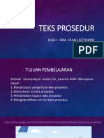 Pengertian, Ciri, Tujuan, Jenis Teks Prosedur