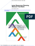 Dwnload Full Strategic Human Resources Planning 6th Edition Belcourt Test Bank PDF
