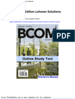 Dwnload Full Bcom 5th Edition Lehman Solutions Manual PDF