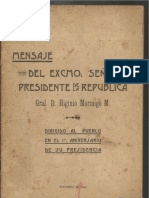 Mensaje Gral. Higinio Morinigo 1941 - PARAGUAY - Portal Guarani