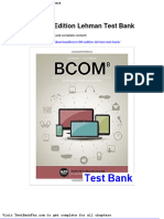 Dwnload Full Bcom 8th Edition Lehman Test Bank PDF