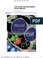 Dwnload Full Beckers World of The Cell 9th Edition Hardin Solutions Manual PDF