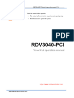 RDV3040 PCIVisionCut Operation Manual V1.0