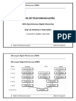 Redes de Telecomunicações: Hierarquia Digital Plesiócrona (PHD)