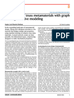 Exploration of Truss Metamaterials With Graph