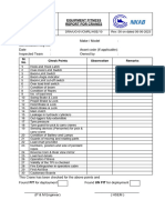 CP 02-1 Equipment Fitness Report - Cranes