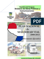 PLAN NACIONAL DE SEGURIDAD VIAL 2008  2013- PARAGUAY - PortalGuarani