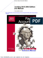 Dwnload Full Payroll Accounting 2015 25th Edition Bieg Solutions Manual PDF
