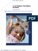 Dwnload Full Development of Children 7th Edition Lightfoot Test Bank PDF
