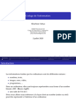 Codage de L - Information