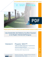 PROYECTO PARA LA PROTECCION AMBIENTAL Y DESARROLLO SOSTENIBLE DEL SISTEMA ACUIFERO GUARANI - PortalGuarani