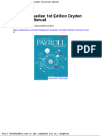 Dwnload Full Payroll Canadian 1st Edition Dryden Solutions Manual PDF