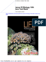 Dwnload Full Life The Science of Biology 10th Edition Sadava Test Bank PDF