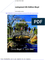 Dwnload Full Lifespan Development 6th Edition Boyd Test Bank PDF