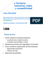 Empresas y Territorio Cadenas Productivas Redes Innovación y Competitividad