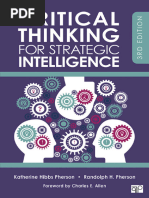 Structured Analytic Techniques For Intelligence Analysis by Richards ...