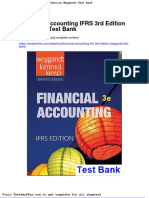 Dwnload Full Financial Accounting Ifrs 3rd Edition Weygandt Test Bank PDF