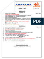 JR - Inter Ipe Zoology Model Paper 1