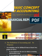 BASIC CONCEPT OF ACCOUNTING AND FINANCIAL REPORTING 