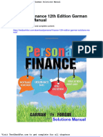 Dwnload Full Personal Finance 12th Edition Garman Solutions Manual PDF