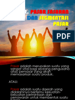 Pasar, Pasar Sasaran Dan Segmentasi Pasar