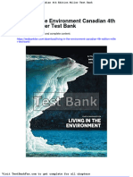 Dwnload Full Living in The Environment Canadian 4th Edition Miller Test Bank PDF