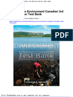 Dwnload Full Living in The Environment Canadian 3rd Edition Miller Test Bank PDF