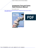 Dwnload Full Strategic Management Text and Cases 8th Edition Dess Solutions Manual PDF