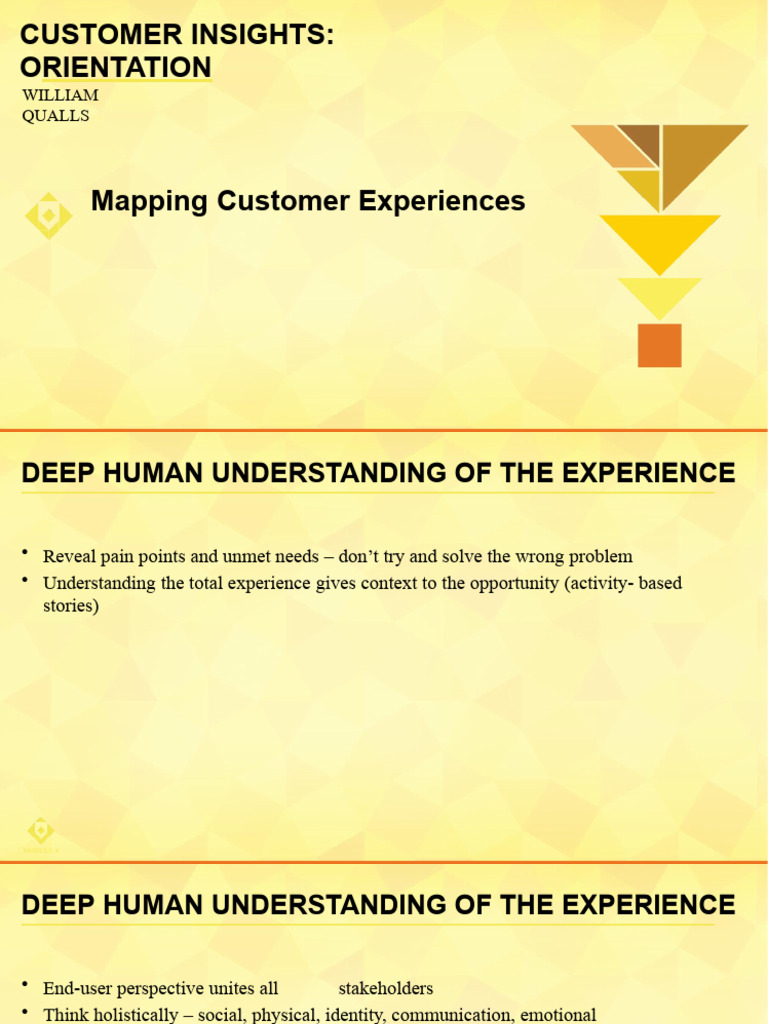 4 Mapping Customer Experiences PDF Experience Insight